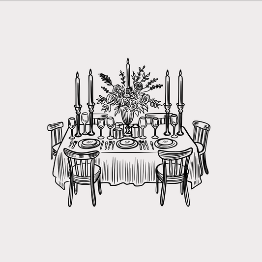 10 White or Black Table Linens