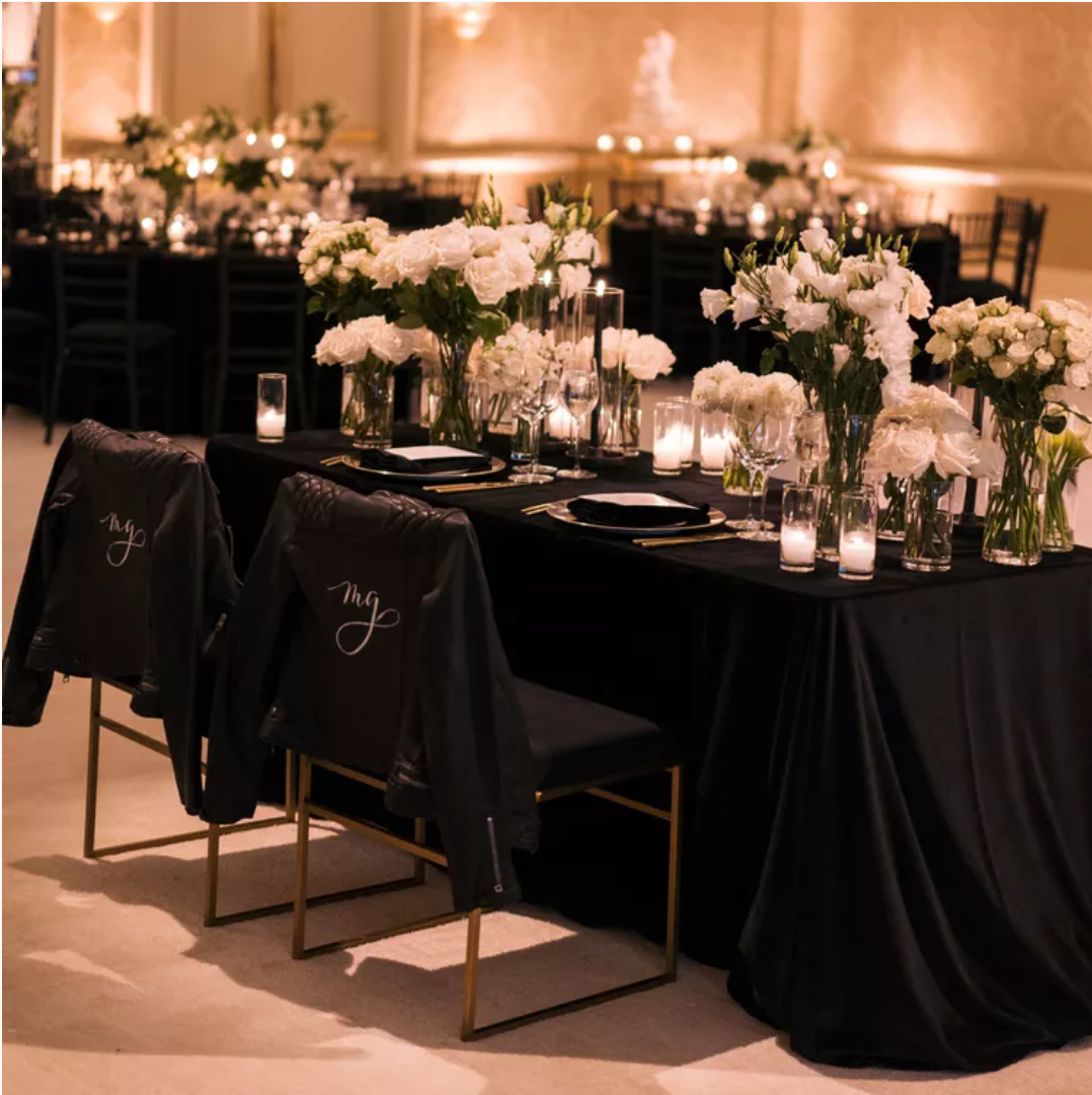 10 White or Black Table Linens